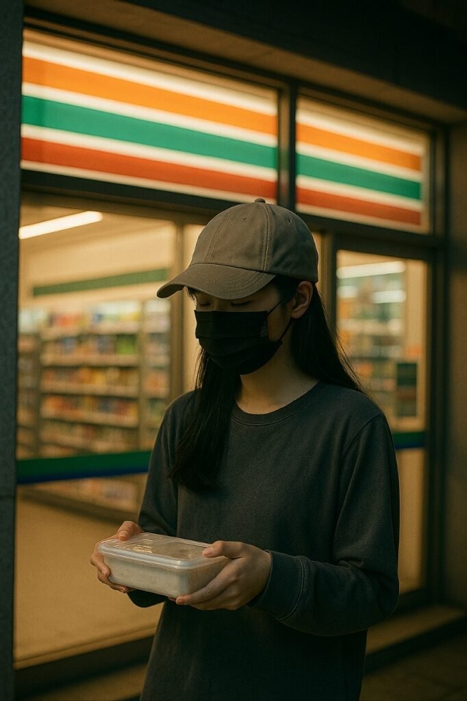 일프로 아가씨 편의점 앞에서