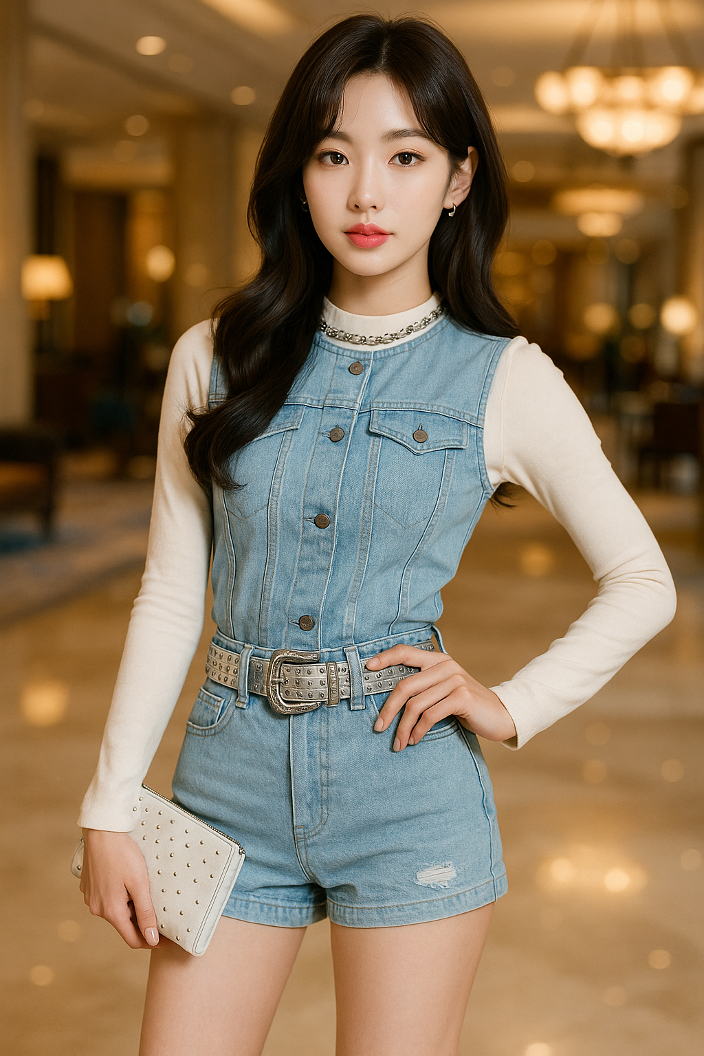레이어드 룩-데님