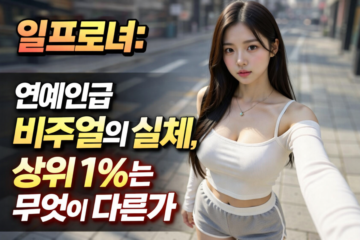 일프로녀 연예인급 외모